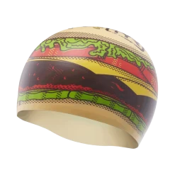 Hamburger Swim Cap